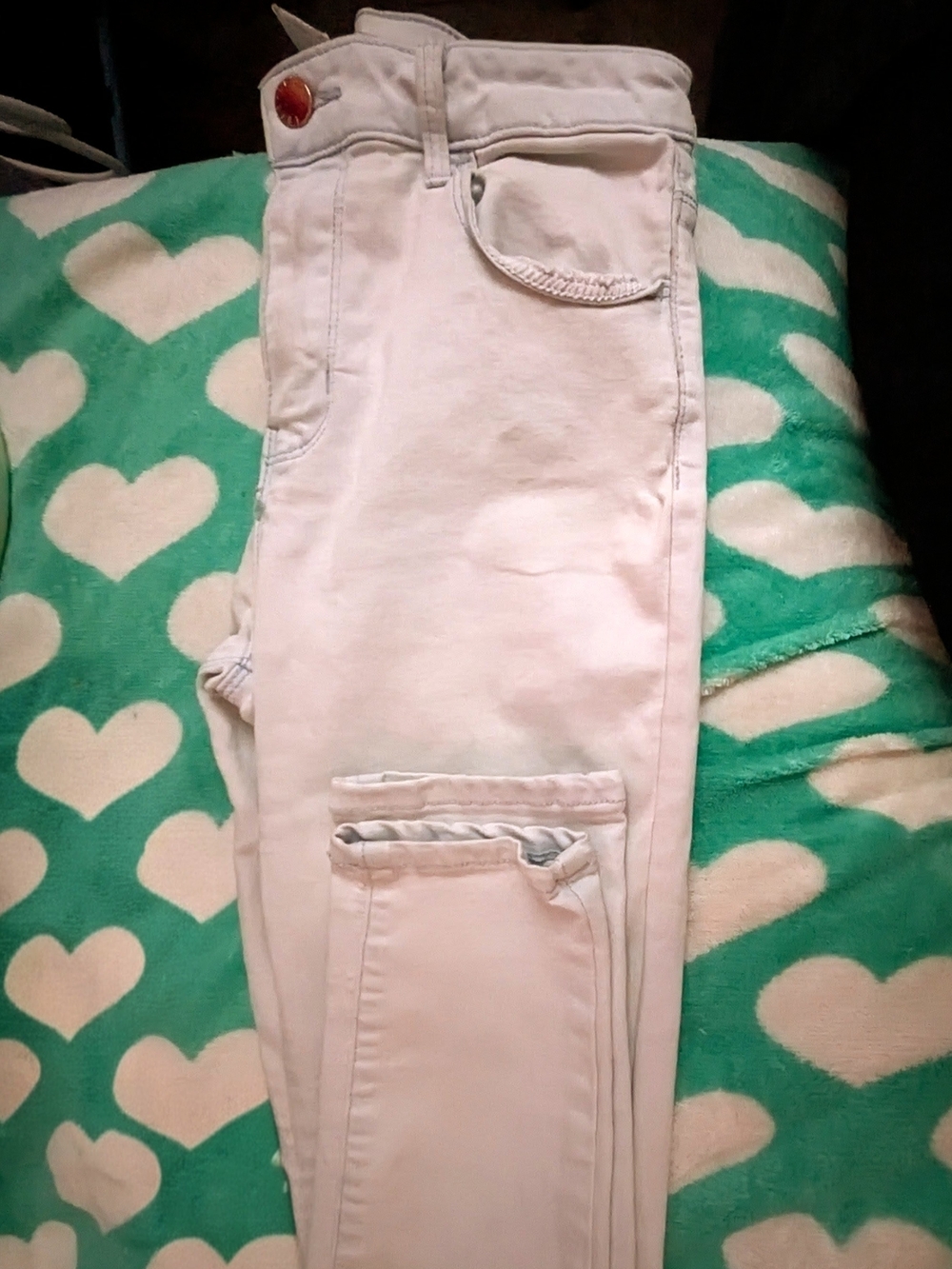 Forever 21 White Women's Skinny Jeans